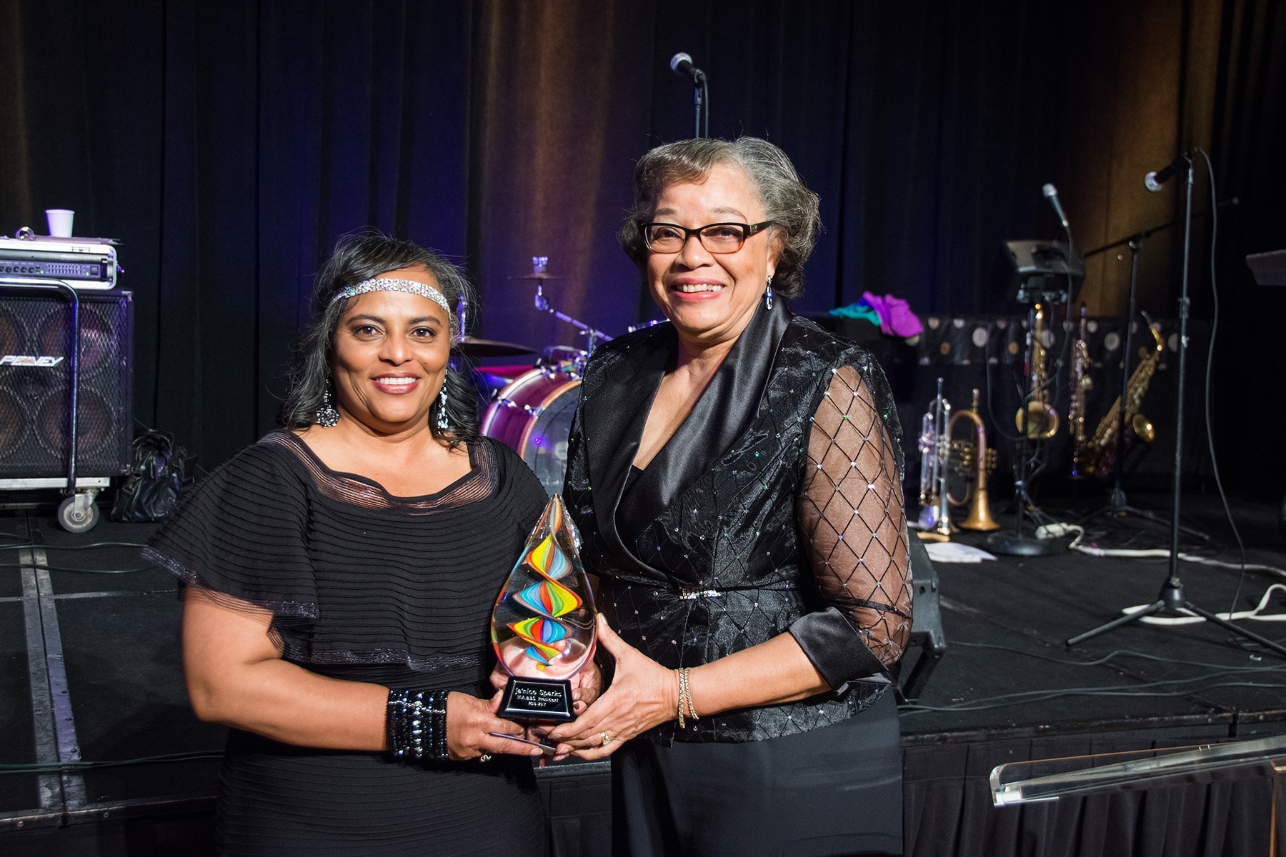 The Spouses of Houston Barristers Chapter of the National Association of Bench and Bar Spouses, Inc. was recognized for its service in the community by Nancy C. Butler, 2017 - 2019 N.A.B.B.S. President. SHB Janice Sparks, 2015 - 2017 N.A.B.B.A. President received the reward.