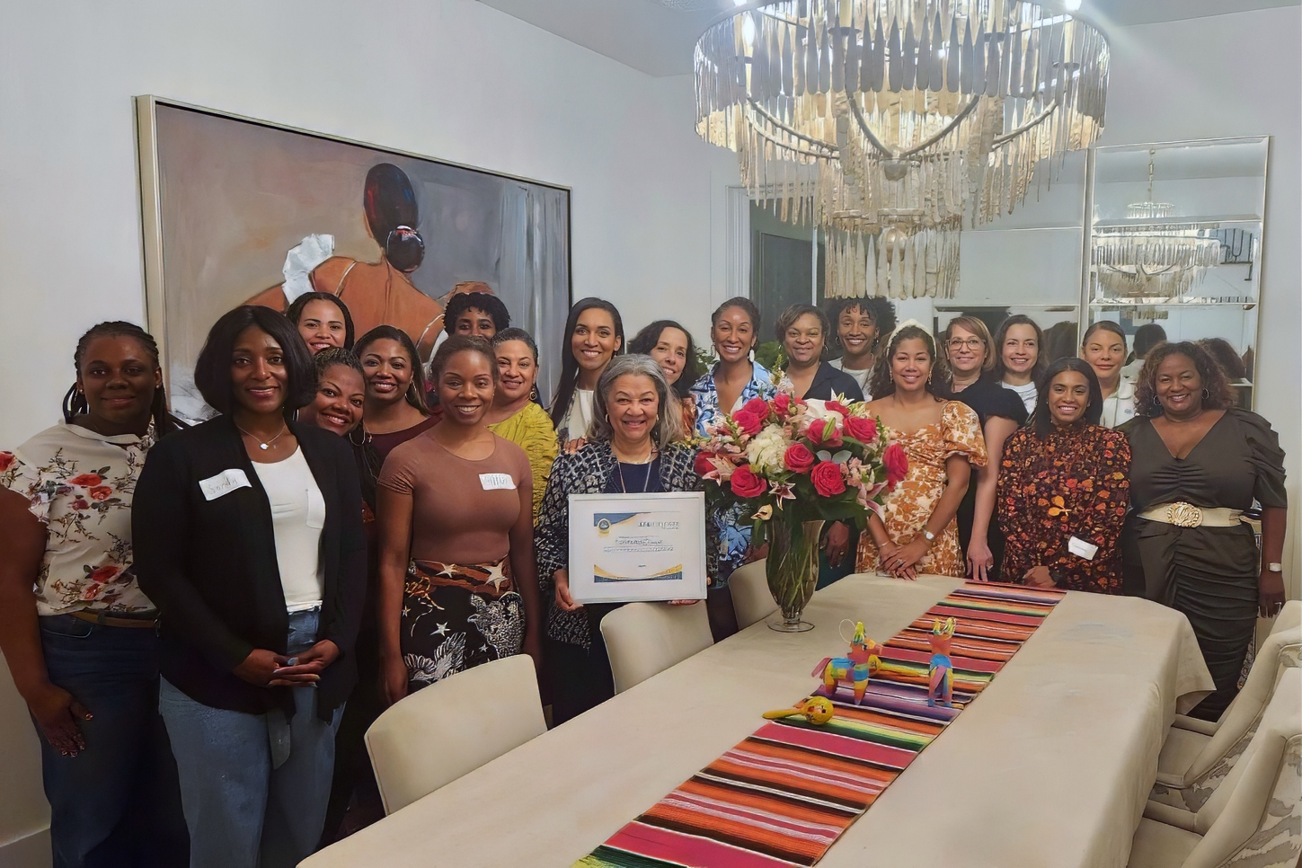 Celebrated SHB member Velma Jones for 50 years of service.