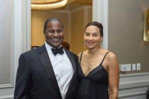 2025 Barristers Ball Honoree Teddy Adams and wife, Siva Barnwell Adams