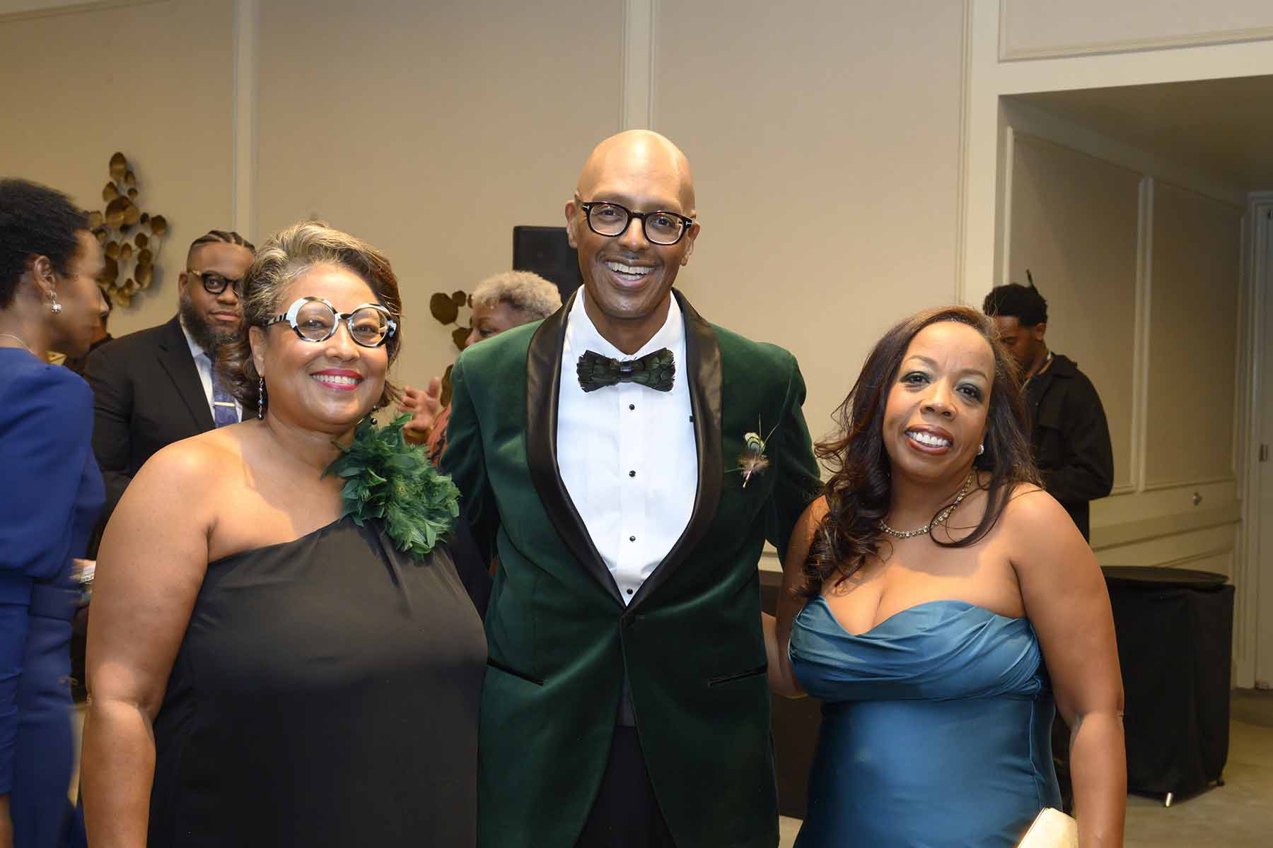 SHB members Lisa Talbot and Stacey Hanks, and her husband, United States District Judge George C. Hanks, Jr.