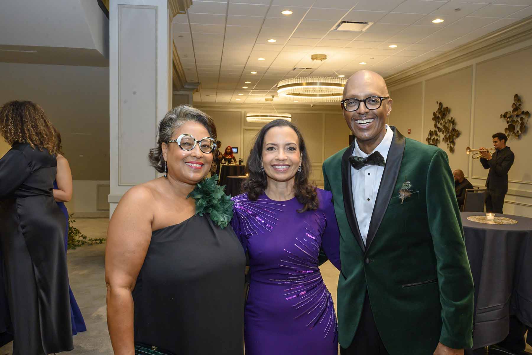 SHB members Penny Carmichael and Stacey Hanks, and her husband, United States District Judge George C. Hanks, Jr.